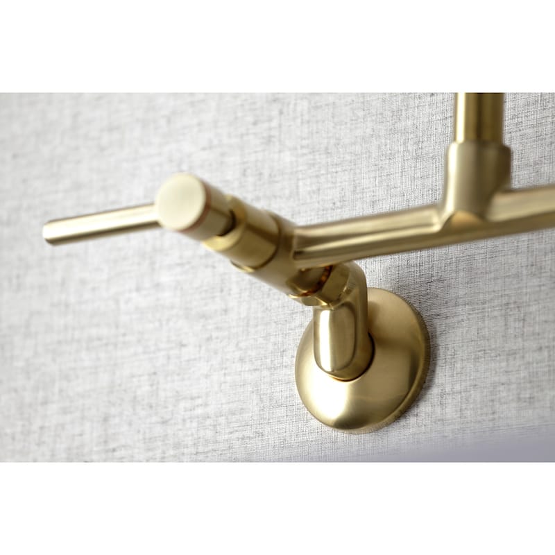 Kingston Brass Concord Two-Handle Wall Mount Kitchen Faucet