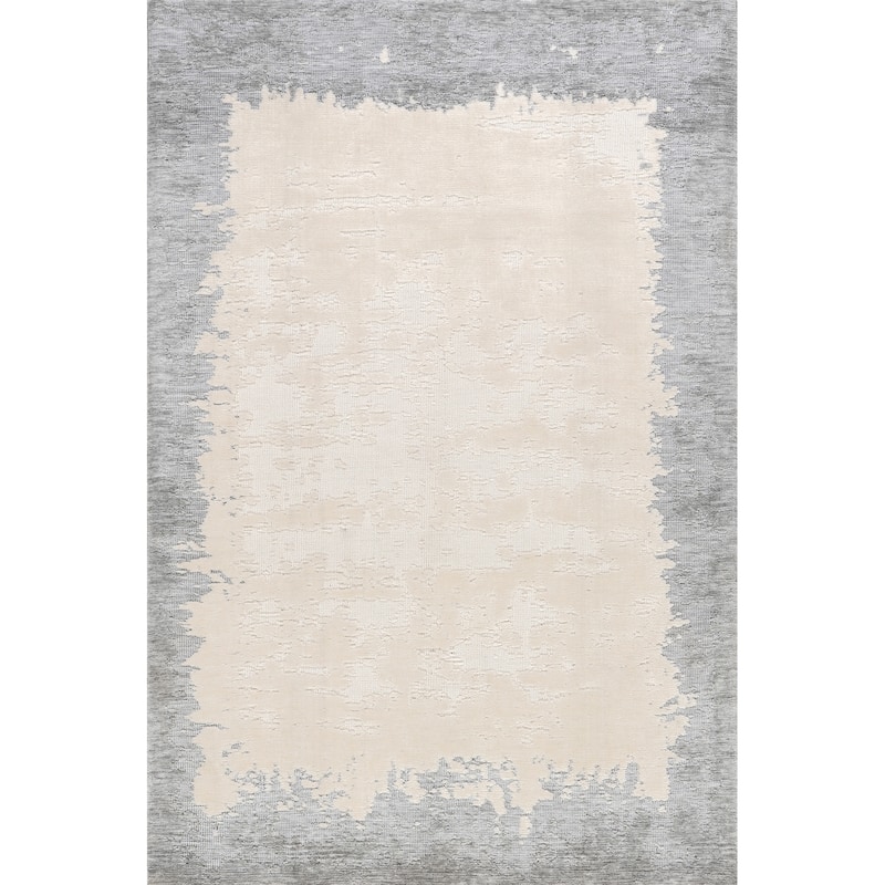 Mera Bordered Wool Area Rug
