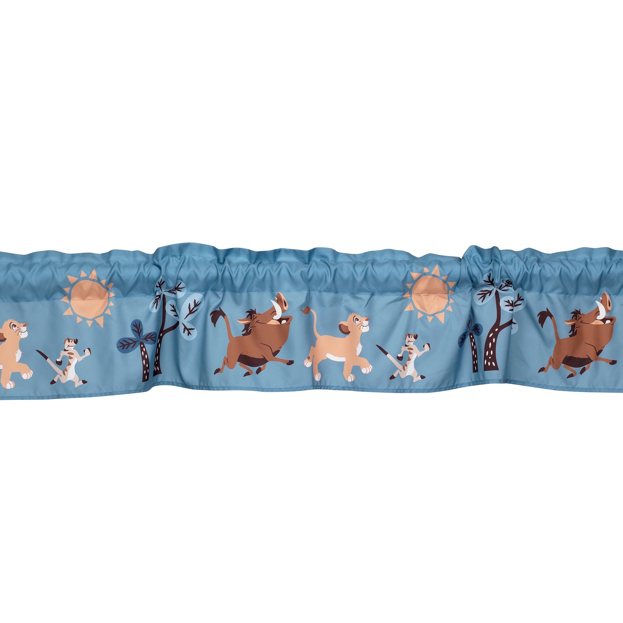 Disney Baby Lion King Adventure Blue Simba/Timon/Pumbaa Window Valance by Lambs & Ivy