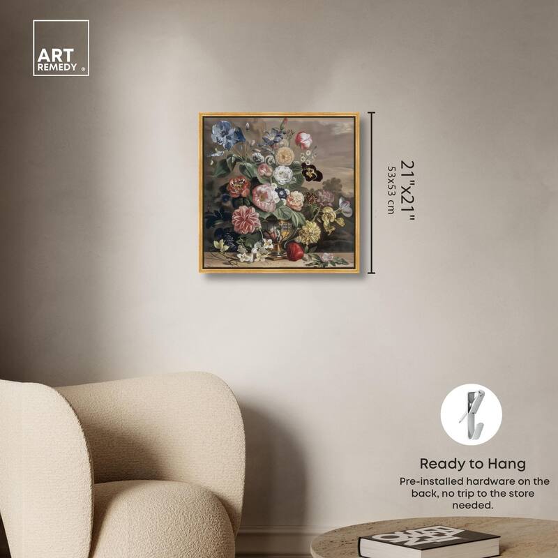 Classical Dream Vase II Canvas by Art Remedy