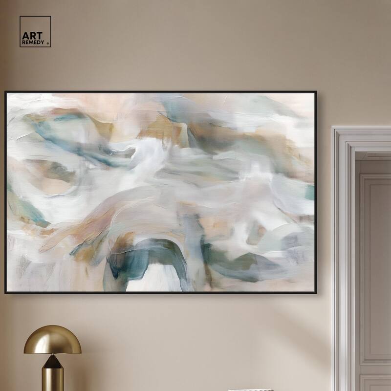 Whispering Colors IV Canvas by Art Remedy