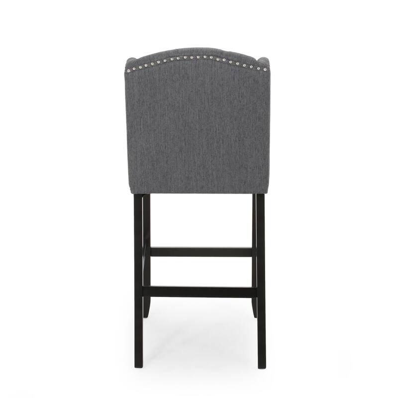 Foxwood Wingback Retro Bar Stools (Set of 2) by Christopher Knight Home