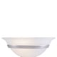 preview thumbnail 8 of 6, Da Vinci 1 Light Brushed Nickel Half Moon Wall Sconce White Glass - 12-in W x 6-in H x 6.25-in D