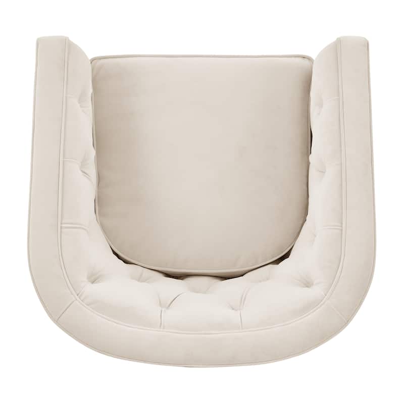 NPD Furniture Walsh Fabric Swivel Barrel Chair