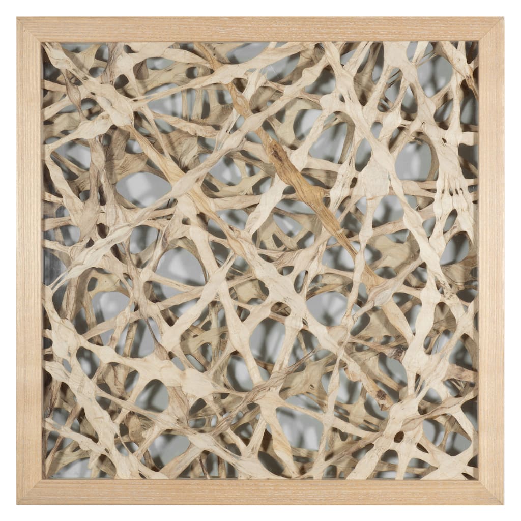 HUJI Papier-mache Shadow Box Wall Decor