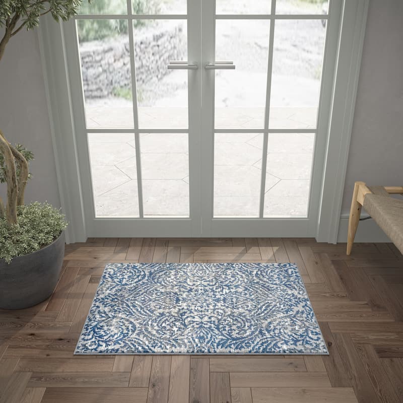 Carrington Farmhouse Floral & Botanical Indoor Area Rug