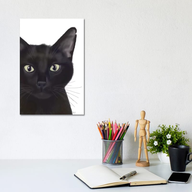 iCanvas "Portrait Of Gus II" by Fab Funky Canvas Print - 12x8x0.75