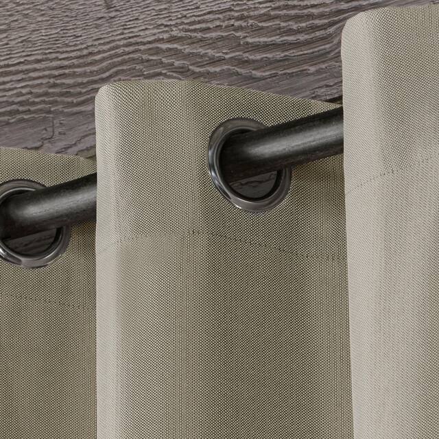 ATI Home Biscayne Indoor/Outdoor Grommet Top Curtain Panel Pair