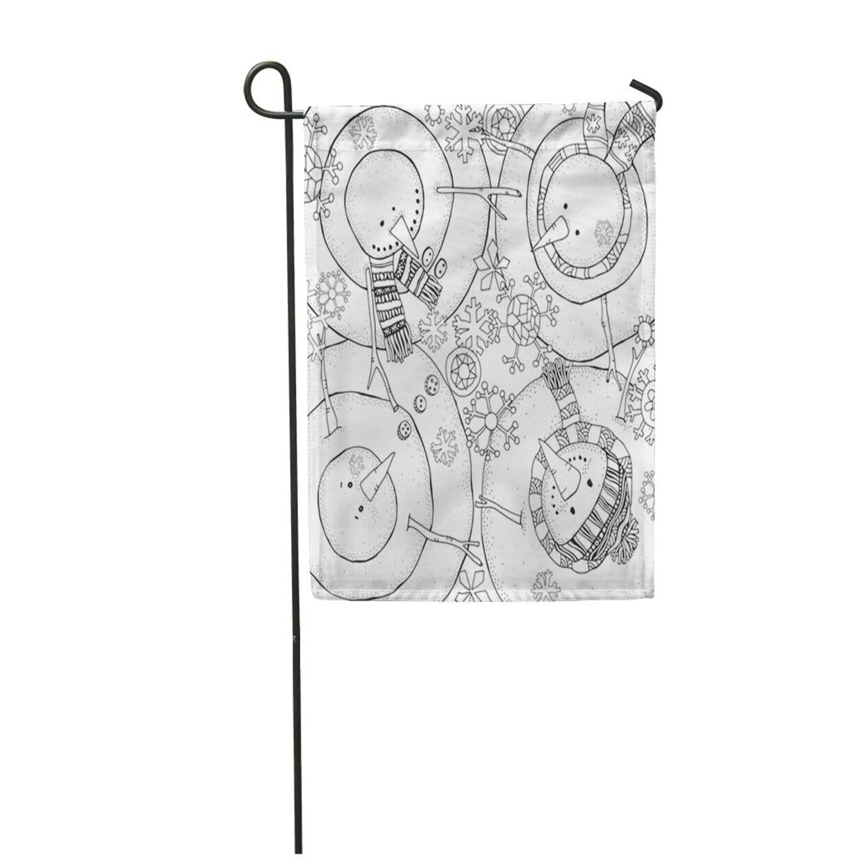 Shop Cheerful Snowmen Above View Winter Snow Sled Hats Carrot Buttons Merry Abstract Garden Flag Decorative Flag House Banner On Sale Overstock 31406547