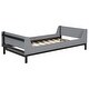 preview thumbnail 11 of 35, Twin Bed with Headboard, Footboard,Built-in Bed-end Book Storage Rack