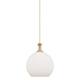 Option Brushed Brass / Matte White