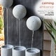 preview thumbnail 6 of 10, Alpine Corporation GIL1646 Outdoor Floor Calming Infinity Fountain with LED Lights, 3-Tier Modern Water Fountain 37", Gray