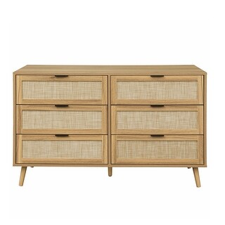 Modern 6 Drawer Dresser Wood Cabinet - N/A - Bed Bath & Beyond - 39752461