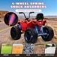 preview thumbnail 6 of 4, Ride On ATV w/Powerful Engine & Full Metal Suspensions Red