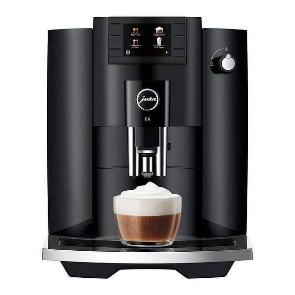 Jura 15622 E6 Automatic Espresso Machine w/Cappuccino Function (Black