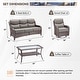 preview thumbnail 179 of 187, Outdoor Patio Sofa Swivel Chair with 6-Inch Thick Cushions Set
