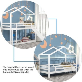 Kid-Friendly Design Twin Over Twin Bunk Bed