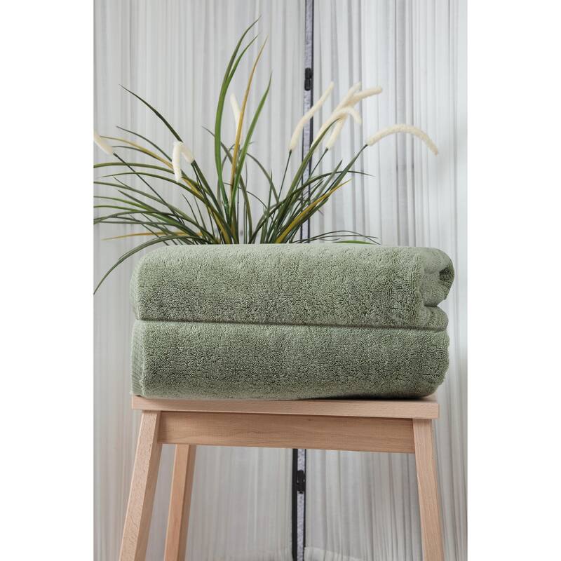 Ozan Premium Home 100% Turkish Cotton Opulence Luxury Bath Towels (Set of 2)