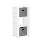 Option White with Gray Bins