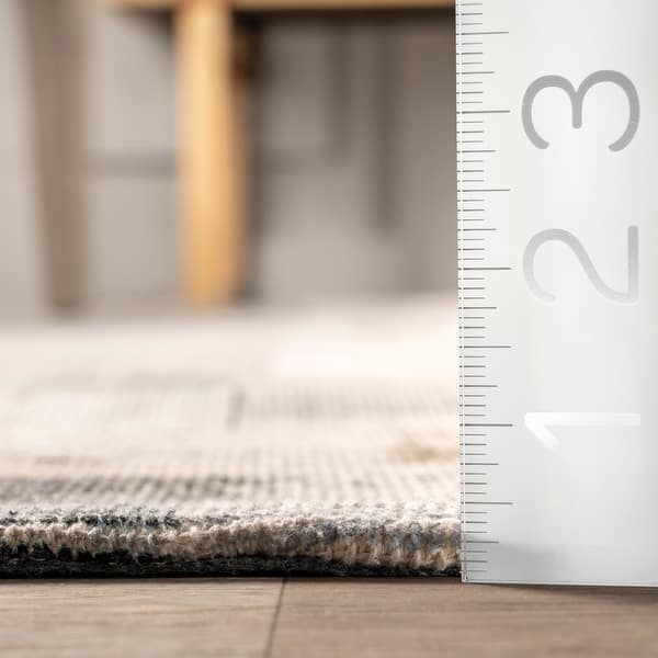 Nuloom Manon Abstract Blocks Cotton Blend Area Rug