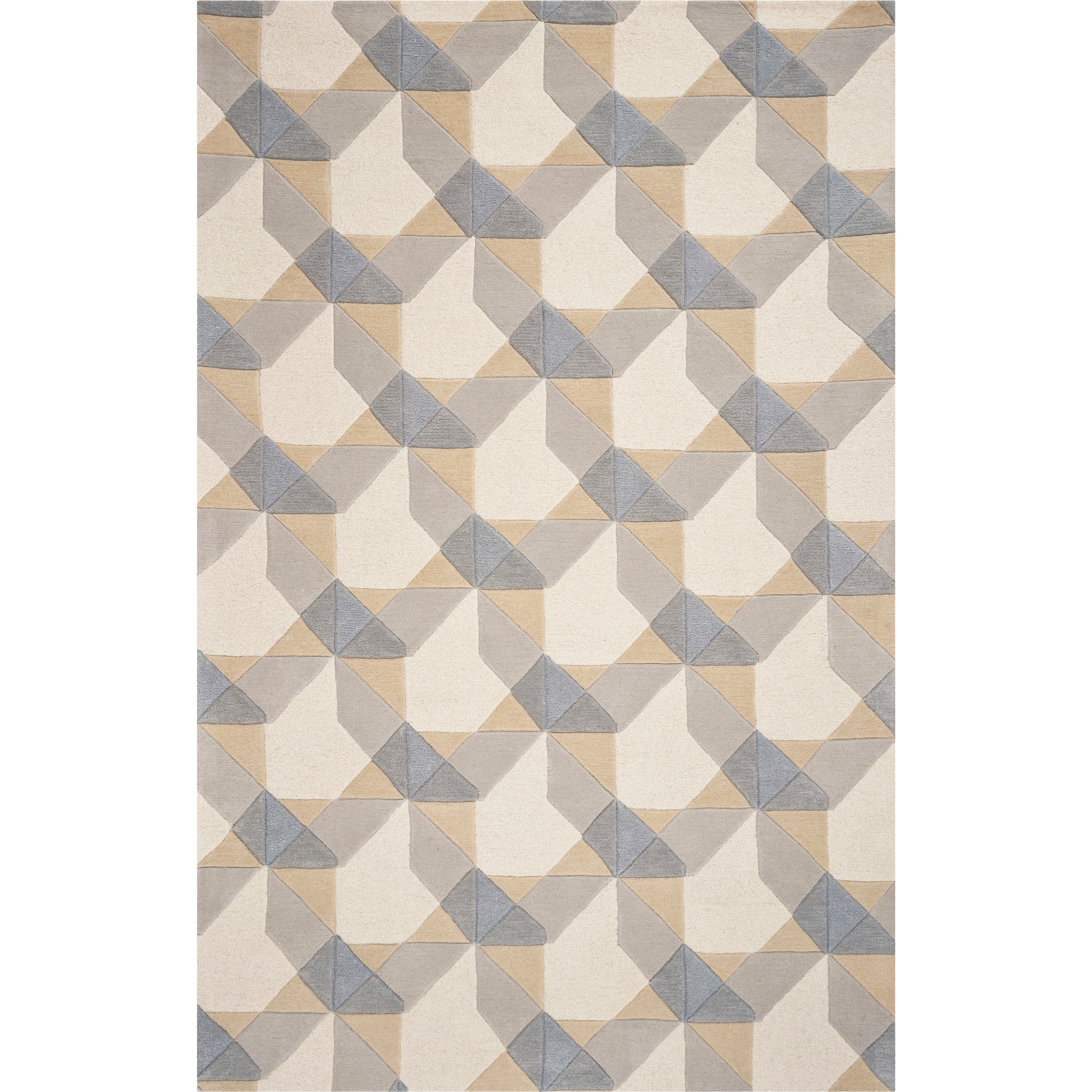 Carson Carrington Hand-woven Wool Muted Mid-century Area Rug