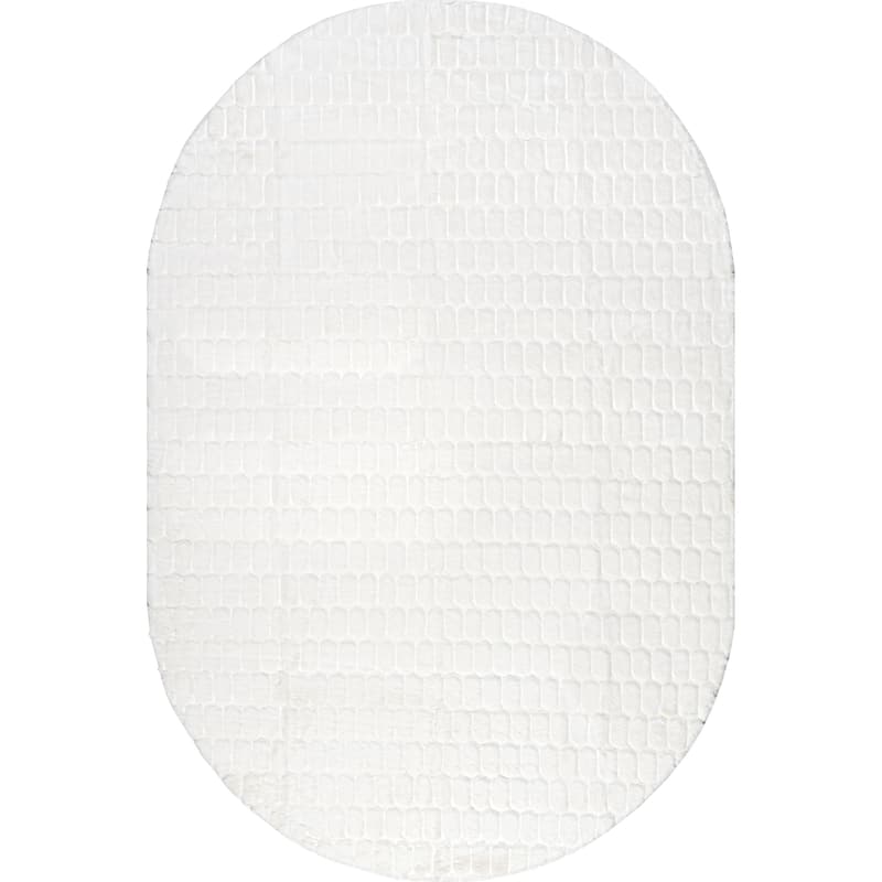 Nuloom Nia SuperiorWash Tile Faux Rabbit Machine Washable Area Rug