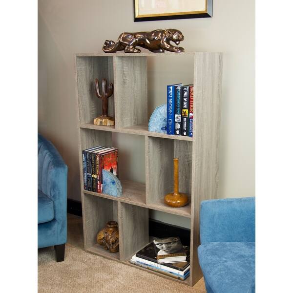 Slide Logic 4 Tier Asymmetric Bookcase Console Overstock 32278274