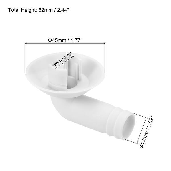 19mm Air Conditioner Drain Hose Connector Tube Elbow Fitting Part Bed Bath & Beyond 36288427