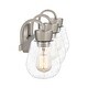 preview thumbnail 4 of 3, Halstead 3-Light Brushed Nickel Vanity Light