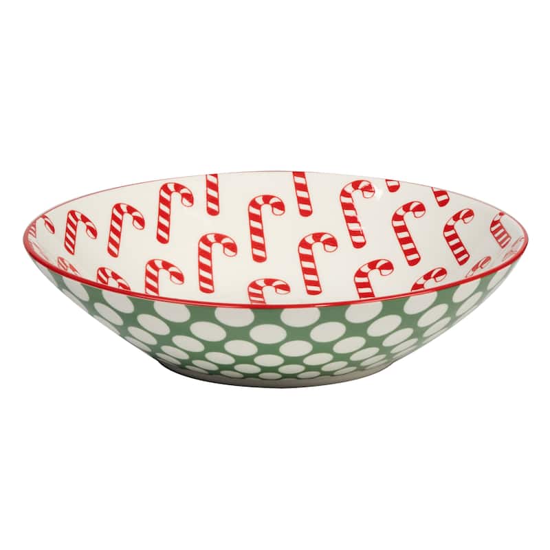Certified International Winter Medley 40 oz. Soup Bowls, Set of 6 Assorted Designs - 40 oz.