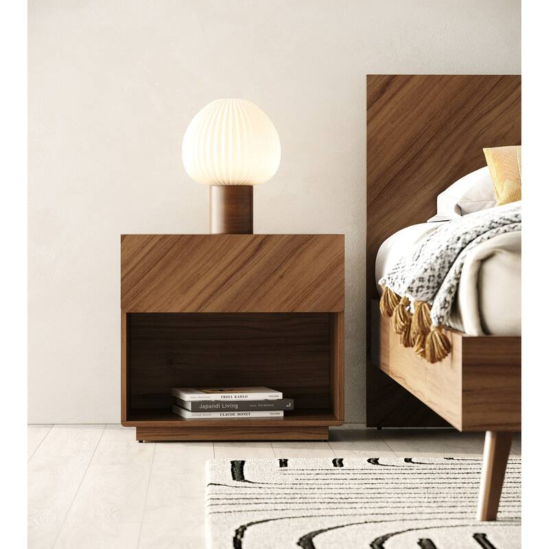 Nova Domus Kamela Modern Walnut Nightstand
