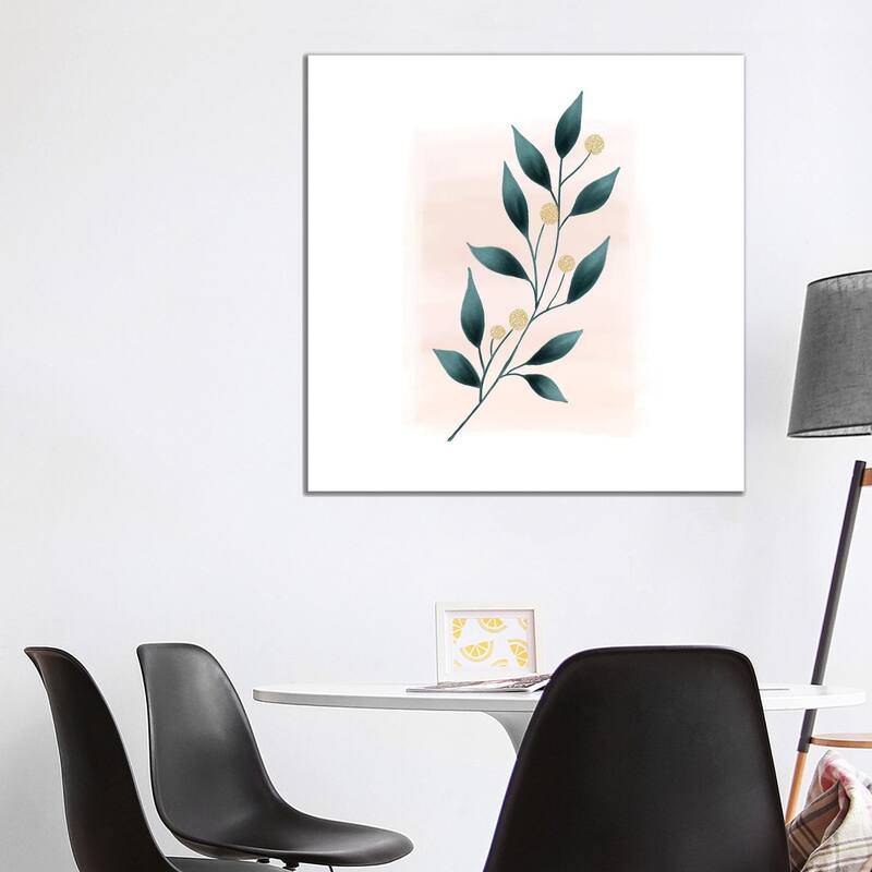 iCanvas "Botanical Minimalist Watercolor" by Nordic Print Studio Canvas Print - 37x37x1.5