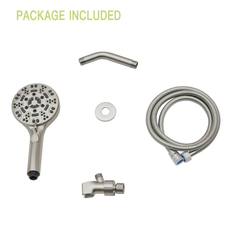 Topcraft Wall Mount Multi-Function Hand Showerhead - 4.7*4.7