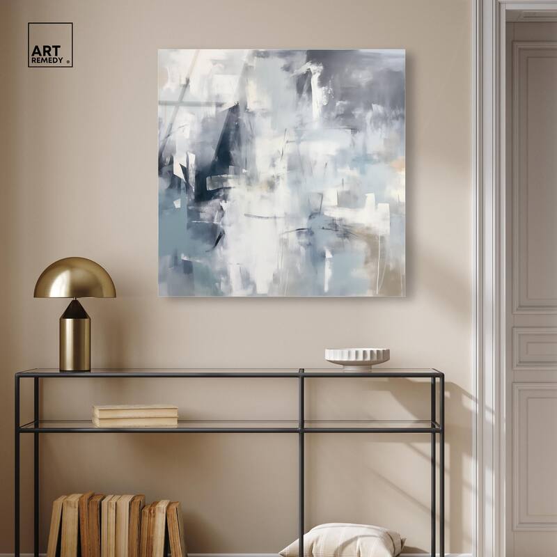 Enigma of Blue Acrylic by Art Remedy, Ready to Hang