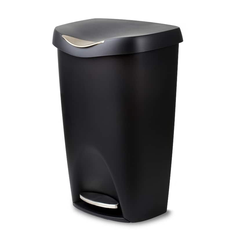 Umbra BRIM Step Trash Can - Black