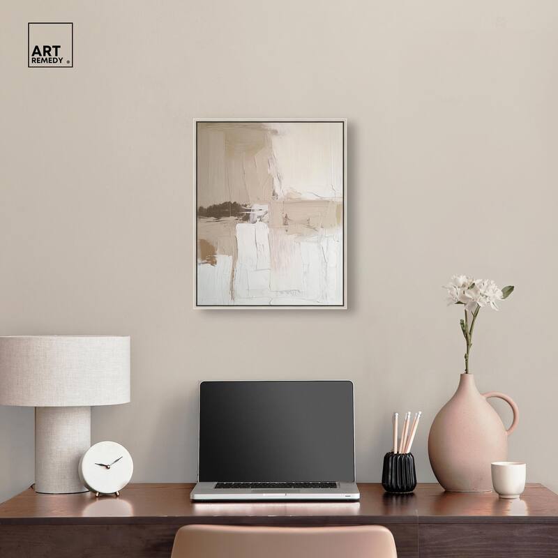 Subtle Earth Tones I Canvas by Art Remedy