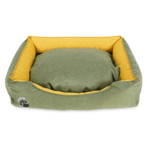 Pets Washable Dog Bed for Small / Medium / Large Dogs - Durable Waterproof Sofa Dog Bed with Sides
