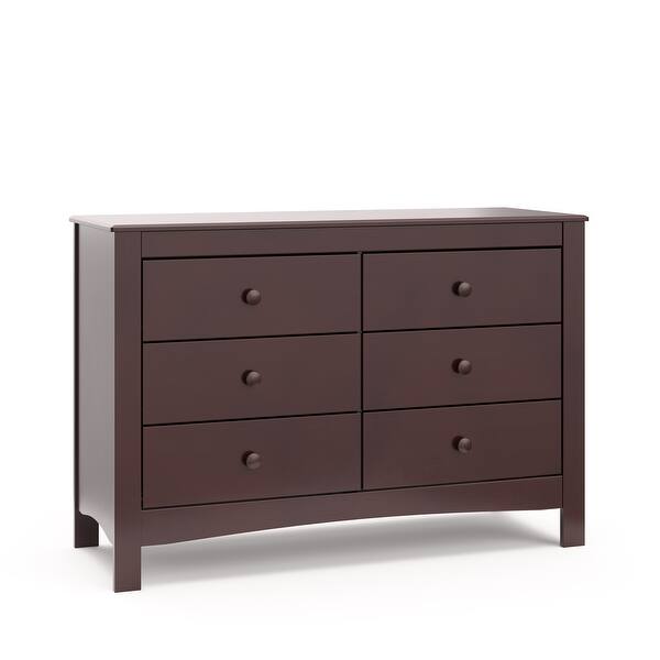 slide 2 of 51, Graco Noah 6 Drawer Double Dresser Espresso