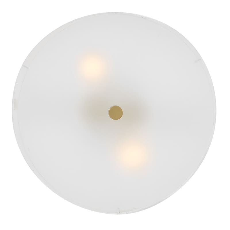 Lark 84381 Bliss 2 Light 14" Wide Semi-Flush Drum Ceiling Fixture with