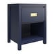 preview thumbnail 29 of 41, Little Seeds Monarch Hill Haven Kids' 1 Drawer Nightstand Blue