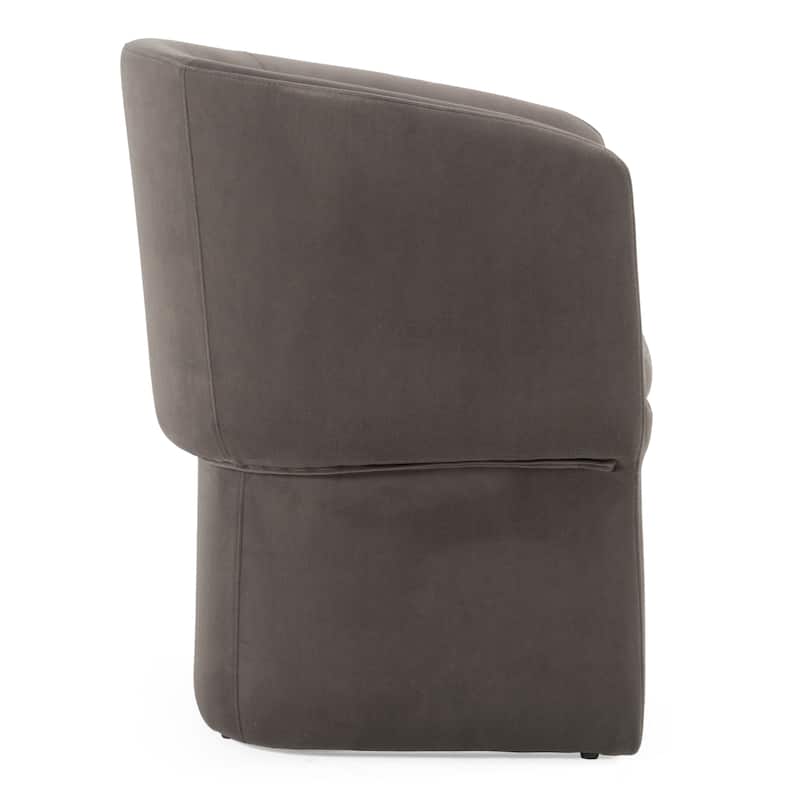 Modrest Vassar Modern Grey Velvet Dining Chair