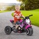 preview thumbnail 12 of 32, 6V Battery Powered Motorbike with Detachable Training Wheels for Kids - 29" x 15" x 19" Pink