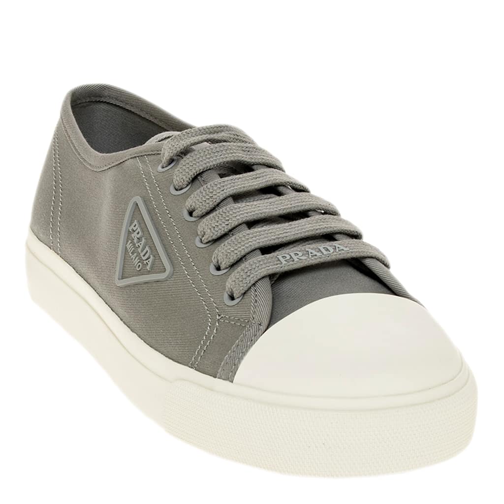 Prada Men's Cotton Gabardine Sneakers