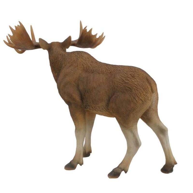 25.75" Standing Moose Outdoor Garden Statue