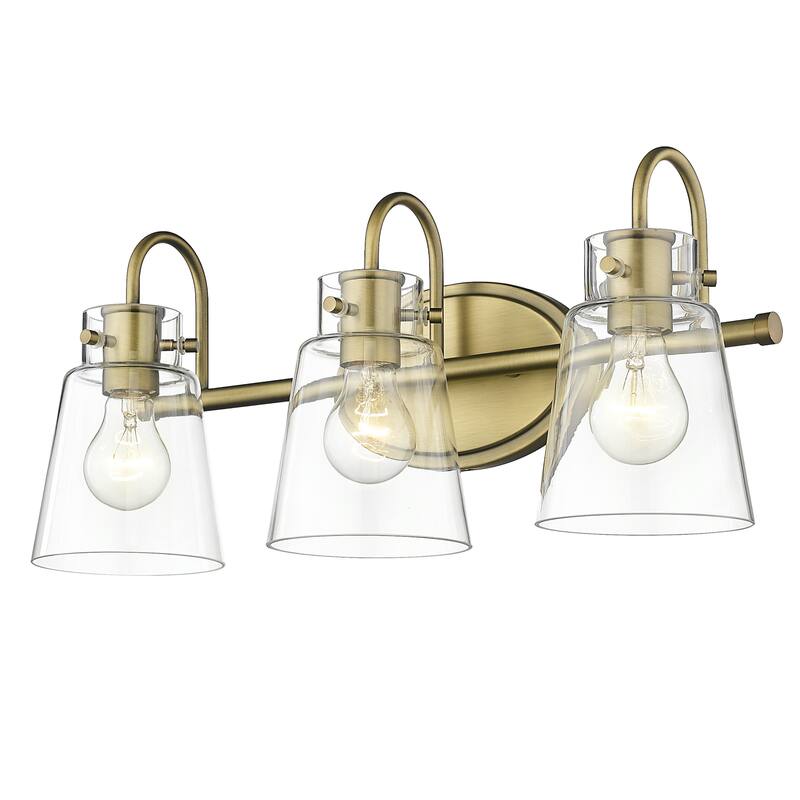 Bristow Bath/ Vanity Fixture w/ Clear Glass