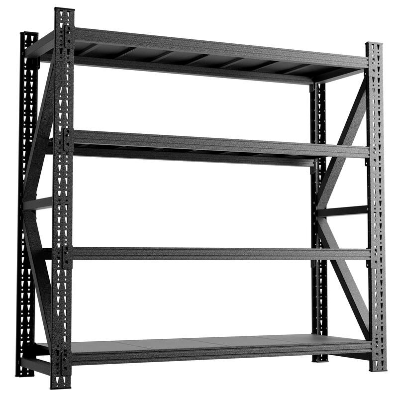 4000LBS Industrial Shelving for Warehouse, Heavy Duty Metal Adjustable Garage Shelves 4000LBS Storage Unit