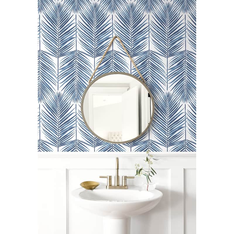 Seabrook Designs Paradise Palm Prepasted Wallpaper