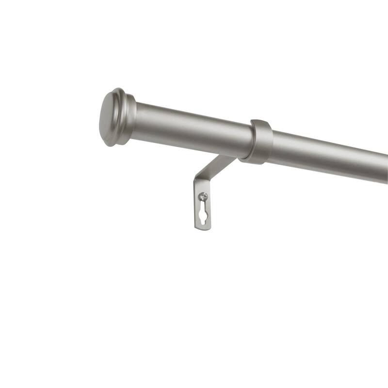 EXCLUSIVE HOME Topper 1" Curtain Rod and Finial Set