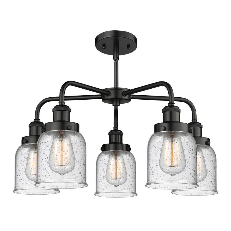 Innovations Lighting Bell - 5 Light 23" Stem Hung Chandelier