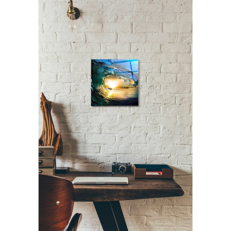 Epic Art 'The Language of Waves' Acrylic Glass Wall Art